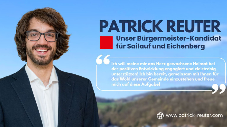 Patrick Reuter - Unser Bürgermeister-Kandidat für Sailauf und Eichenberg