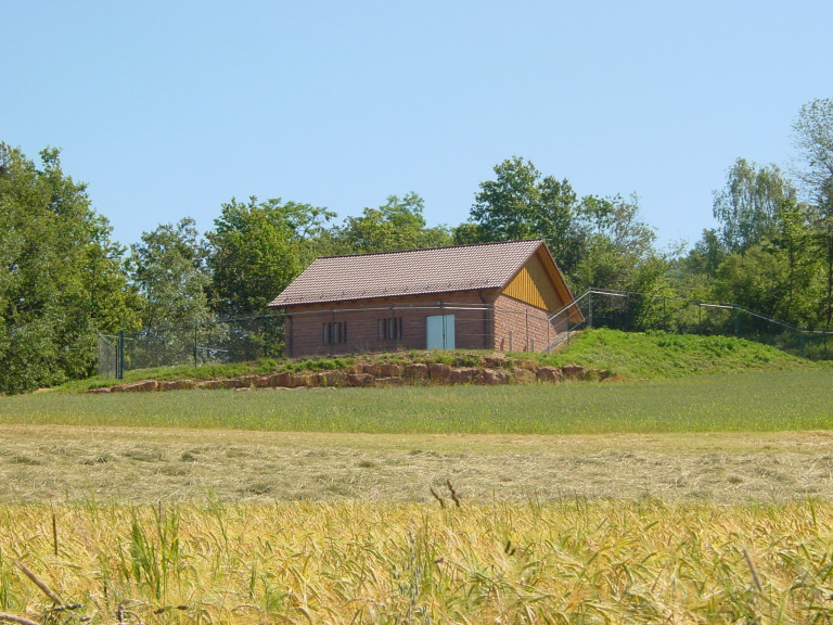 Hochbehälter und Aufbereitungsanlage in Obersailauf - Foto: Gemeinde Sailauf